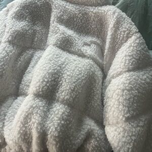 The North Face Cream Sherpa Fleece